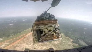 Humvee Airdrop From C-17