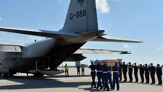 Bodies from MH17 Crash Return to the Netherlands