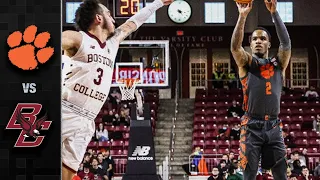 Clemson vs. Boston College Men's Basketball Highlights (2021-22)