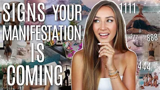 5 MAJOR Signs That Your Manifestation is COMING!