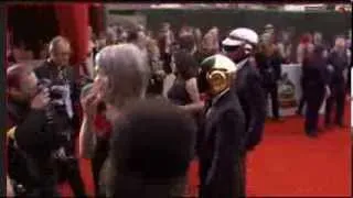Daft Punk on the red carpet - Grammys 2014