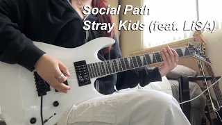 Social Path - Stray Kids (feat. LiSA) (Guitar and Bass Cover)