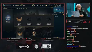 G2 Jankos Checks Match History of Korean Jankos