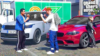 ОТЕЦ И СЫН В GTA 5 - БАТЕК ПРИЕХАЛ НА СТРЕЛУ С МАЖОРОМ ! РАЗБОРКИ ИЗ-ЗА ШКОЛЬНИКА ! ⚡ ГАРВИН