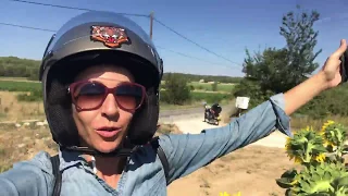 1st Woman To Ride A 125cc Honda Motorcycle Solo Across Europe