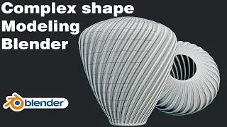 Blender Modeling - Complex shape | Topology in Blender