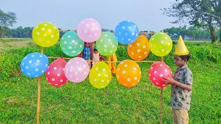 outdoor fun with Flower Balloon and learn colors for kids Episode-25.