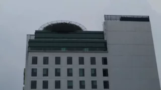 Helicopter landing & take off at Siloam Hospitals Simatupang Jakarta