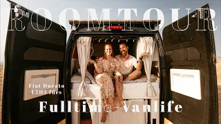 F23| DIY Campervan | Roomtour - Unser Traumvan fürs Fulltime Vanlife | Fiat Ducato L5H3