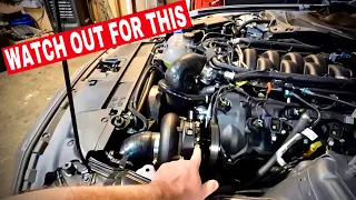 ESS Supercharger Oil Change on 22 Mustang GT, Precision BOV Sound