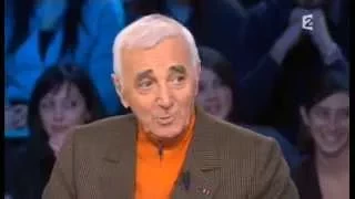 Charles Aznavour - On n'est pas couché 13 décembre 2008 #ONPC