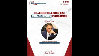 Live no Instagram (04/08/2020) sobre os direitos dos aprovados em concursos públicos