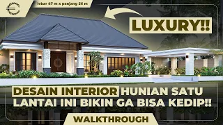 LUXURY!! DESAIN INTERIOR HUNIAN SATU LANTAI INI BIKIN GA BISA KEDIP!! - JASA DESAIN RUMAH