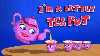 I'm a little teapot Nursery Rhyme | Kids Animation Song |