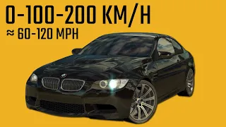 BMW M3 E92 - Acceleration in 20 Games