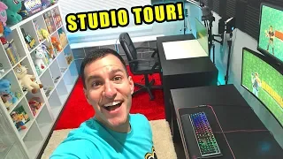 *MY INSANE POKEMON CARDS OPENING SETUP!* New Gaming Setup and Studio Room Tour!