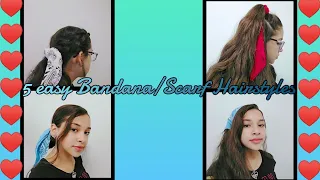 5 easy Bandana/Scarf Hairstyles