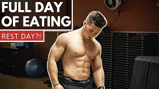 FULL DAY OF EATING on a REST DAY?! (Full Calories & Macros Shown)