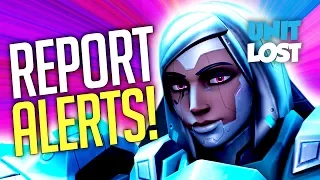 Overwatch - REPORT ACTION ALERTS! New Report System Updates!