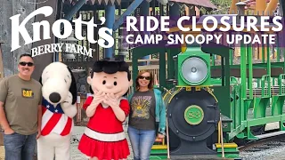 Knott's Berry Farm Update | Ghostrider | Camp Snoopy Construction