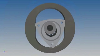 Wankel Rotary Engine Rendering   Autodesk Inventor Studio Animation