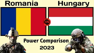 Romania vs Hungary Military Power Comparison 2023 | Hungary | Romania | world military power