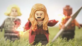LEGO Avengers Infinity War | Scarlet Witch Saves Black Widow | Wakanda Battle | Lego Stop Motion