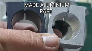 made aluminium part laser holder lathe work