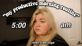 MY 5 AM PRODUCTIVE MORNING ROUTINE *for us lazy people* | vlogmas day 12