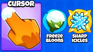 Clicking FREEZES Bloons!