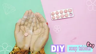 How to make soap tablets 🧼/Moumi's crafts/Home Made soap tablets/Soap tablets/DIY soap tablets/DIY.