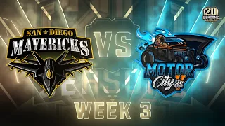 SFL Season 20, Week 3: San Diego @ Motor City