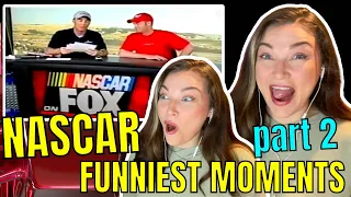 New Zealand Girl Reacts to NASCAR Funny Moments !! 😂😂