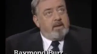 qCharlie Rose Interviews Raymond Burr