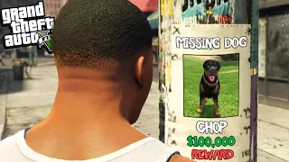 FRANKLINS DOG CHOP went MISSING in GTA 5