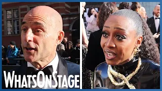 On the green carpet: 'Who wins the Olivier Award for the best performance you've seen in your life?'