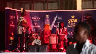 Atongo Zimba’s performance at the Star Beer Relaunch in Bolgatanga with his band AtoZ.