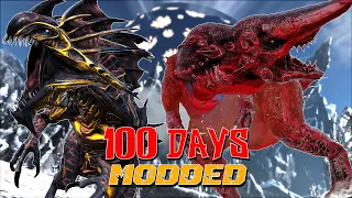 I Spent 100 Days On an Alien Infested Planet in ARK