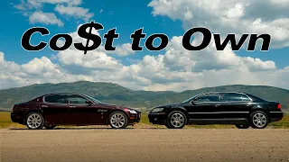 Quattroporte and Phaeton - Cost to own old Luxury - Big Sedan Challenge #7 | Everyday Driver