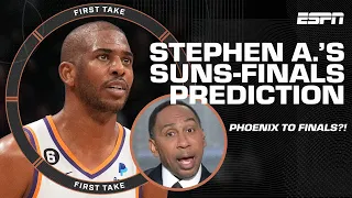 👀 I believe that the Phoenix Suns are going to the Finals ☀️ - Stephen A. rolls with KD | First Take