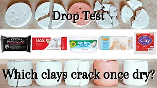 BEST and WORST AIR DRY CLAYS!?! | Testing 5 Clays (Amaco, Creative Paperclay, Crayola, Das & Jovi)