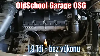 1.9 Tdi PD 85kw - čištění turba - auto bez výkonu a velká spotřeba