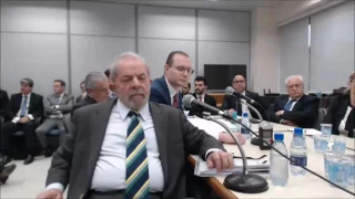 Depoimento de Lula a Sergio Moro no caso do tríplex no Guarujá - parte 1