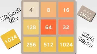 2048 Plus - The Highest Tile and High Score in 3x3 Mode