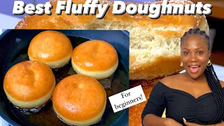 How to make Soft, Fluffy & perfect Doughnut for beginners!