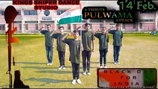 Pulwama 14 Feb Black Day 🖤 🇮🇳 - Tribute To Soldiers | Indian Army (CRPF) Dance Cover