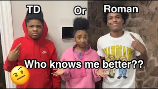 WHO KNOWS ME BETTER??🤨 @romantoolit OR @TDDAKlD