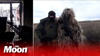 Russian sniper in Bakhmut shows off his setup