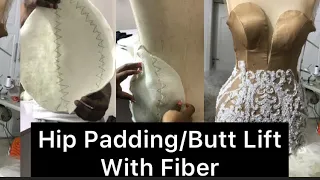 How to Pad a Hip (Attaching a Fiber to a Hip Pad)
