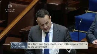 Deputy Pearse Doherty - Leaders’ Questions - 13.02.2019